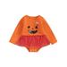 aturustex Baby Girls Rompers Dress Halloween Clothes Toddler Fall Bodysuits
