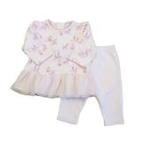 Pre-owned Kissy Kissy Girls Pink Unicorns Apparel Sets size: 6-9 Months