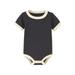 CHUANK Color Matching Newborn Baby Organic Cotton Summer Romper Short Sleeve Soft Skin-friendly Romper Pajamas Infant Tops Jumpsuit (12 months)