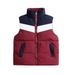 Toddler Jacket Boys Girls Child Baby Sleeveless Color Block Patchwork Vest Outer Outwear Outfits Clothes Kids Coat Boys & Outerwear