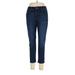 Nine West Jeggings - Mid/Reg Rise: Blue Bottoms - Women's Size 10