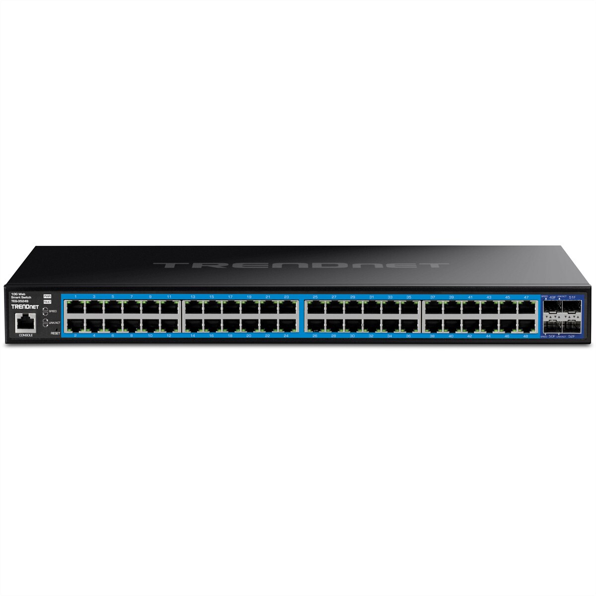 TRENDnet TEG-3524S 52 Port Switch, Gigabit Web Smart mit 10G SFP+ Slots Image