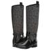 Michael Kors Shoes | Michael Kors Charm Rain Boots | Color: Black/Gray | Size: 8