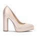 Jessica Simpson Shoes | Brand New In Box| Jessica Simpson| Off White Matte Satin Pump | Color: White | Size: 9.5