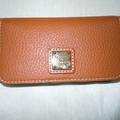 Dooney & Bourke Accessories | Dooney & Bourke Leather Phone/Card Case | Color: Brown | Size: 5-1/2"W X 3"H X 1"D