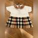 Burberry Dresses | Burberry | Veronica Checked Cotton Dress 6 Months, 68 Cm | Color: White | Size: 6mb