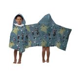 Disney Bath | Disney Nightmare Before Christmas Silk Touch Flannel Hooded Throws 30 X 50 Wrap | Color: Blue | Size: One Size