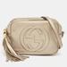 Gucci Bags | Gucci Gold Grained Leather Small Soho Disco Crossbody Bag | Color: Gold | Size: Os