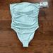 Victoria's Secret Swim | Last Chance Nwt!! Victorias Secret Ruched One-Piece Swimsuit | Color: Blue | Size: M