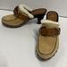 Coach Shoes | Coach Sondra Suede Shearling Buckle Clogs Miles Size 8 Nwt | Color: Brown/Tan | Size: 8