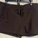 Athleta Swim | Cocoa Brown Croft& Barrow Swim Shorts Sz L Pockets In Front Draw String Tie Up. | Color: Brown | Size: L