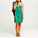 J. Crew Dresses | J Crew - Green And Blue Silk Paisley Sweetheart Strapless Dress | Color: Blue/Green | Size: 0