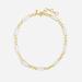 J. Crew Jewelry | J.Crew Pave Crystal Link Necklace | Color: Gold | Size: 18”