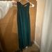 Anthropologie Dresses | Crushed Velvet Midi Shift Dress Nwt Xs Anthropologie | Color: Green | Size: Xs