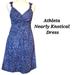 Athleta Dresses | Athleta Nearly Knotical Dress Blue Paisley Sleeveless Size 2 | Nautical Dress | Color: Blue/Purple | Size: 2