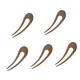 FOMIYES 5pcs Sandalwood Hairpin Hair Pins Hair Stick French Pin Pins for Hair Long Hair Accessories for Women Hair Fork Bun Pins U Pins Hair French Hair Pin Red Sandalwood Hair up