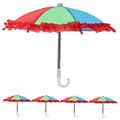 FAVOMOTO 25 Pcs Colorful Toy Umbrella Mini Umbrella Decor Umbrella Model Rainy Day Doll Diy Mini Umbrella Dollhouse Umbrella Kids Umbrella Accessories Toys Child Plastic