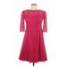 Eliza J Casual Dress: Burgundy Dresses - Women's Size 10