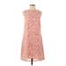 Nordstrom Rack Casual Dress - Shift: Pink Floral Motif Dresses - Women's Size X-Small