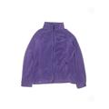 Columbia Fleece Jacket: Purple Solid Jackets & Outerwear - Kids Girl's Size X-Large