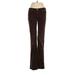 Adriano Goldschmied Cord Pant: Brown Print Bottoms - Women's Size 27