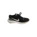 Nike Sneakers: Black Color Block Shoes - Women's Size 6 - Almond Toe