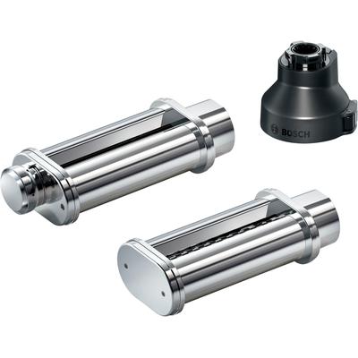 BOSCH Nudelvorsatz "MUZS6PP Zubehör-Set PastaPassion", grau (edelstahl), Küchenmaschinen-Aufsätze