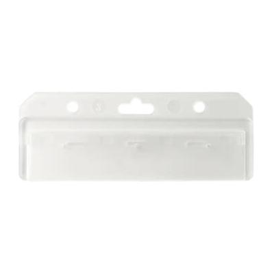 BRADY PEOPLE ID Frosted Rigid Plastic Horizontal Half Card Holder (3.38 x 2.12