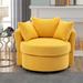 Simple And Fashion Linen Akili Swivel Accent Chair Barrel Chair,Comfortable And Durable,Widely usage