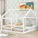 Twin Size House Shaped Platform Beds,2 In 1 Beds,Two Shared Beds