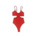 Arizona Jean Company Bodysuit: Red Tops - Women's Size Medium