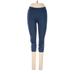 Adidas Yoga Pants - Mid/Reg Rise: Blue Activewear - Women's Size Small