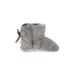 Ugg Boots: Gray Solid Shoes - Kids Girl's Size 4