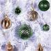 The Holiday Aisle® Christmas Tree Ornaments - Purple Christmas Ball Ornaments Set For Christmas, Holiday, Wreath & Party Decorations (36 Pcs - Small | Wayfair