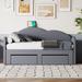 Ivy Bronx Lachish Daybed Bed Upholstered/Linen in Gray | 40.4 H x 43.3 W x 81 D in | Wayfair C711D4F66AA04A76BB66DB97C81E6865