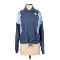 Adidas Windbreaker Jacket: Blue Jackets & Outerwear - Women's Size Small