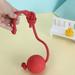 Wamans Rope Dog Toy Floating Foam Dog Ball with Rope Dog Puzzle ToysDog Squeaky Balls Dog Chew Toys Durable Dog Ball Rope Toys