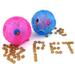 Treat Dispensing Dog Toys Interactive Therapy Balls Cat Clippers Hair Trimmer Pink