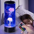 Lava Lamp LED With 7 Color Changing Light Round Aquarium Lamp Night Lamp