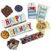 Happy Birthday Confections Countdown Box - Snack Gifts For Women Men Families College Students - Delicious Birthday Gift