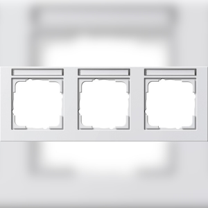 Gira Abdeckrahmen 3f. rws/matt 109322 Image