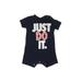 Nike Short Sleeve Outfit: Blue Print Bottoms - Size 3 Month