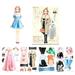 Quinlirra Easter Baby Toys Deals Magnetic Dress Up Baby Magnetic Princess Dress Up Paper Doll Magnet Dress Up Games Pretend And Play Travel Playset Toy Magnetic Dress Up Dolls For Girls