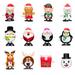 12PcsWind Up Toys--Christmas Stocking Stuffers Xmas Party Small Toys for Kids Including Santa Reindeer Snowman etc for Kids