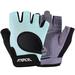 Atercel Weight Lifting Gloves High-Density Sponge Breathable Lightweight Gym Workout Gloves(Blue L)