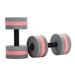 Wamans Aquatic Dumbbells 2Pcs Water Aerobic Exercise Water Weights Foam Dumbbell Pool Resistance Detachable Water Aqua Fitness Hand Bar Exercises Equipment for Weight Loss
