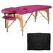 Portable Massage Table with Carrying Case - Hot Pink