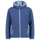 CMP - Girl's Jacket Fix Hood Jacquard Knitted - Fleecejacke Gr 110 blau