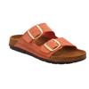 Pantolette ROHDE "Rodigo-D", Damen, Gr. 42, orange, Leder, klassisch, Schuhe, Sommerschuh, Schlappen, Hausschuh mit Schnallenverschlüsse