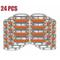 Crea - 24 Packs Of 5 Blades For Gillette Fusion Proglide Power Replacement Razor Kit-kryp